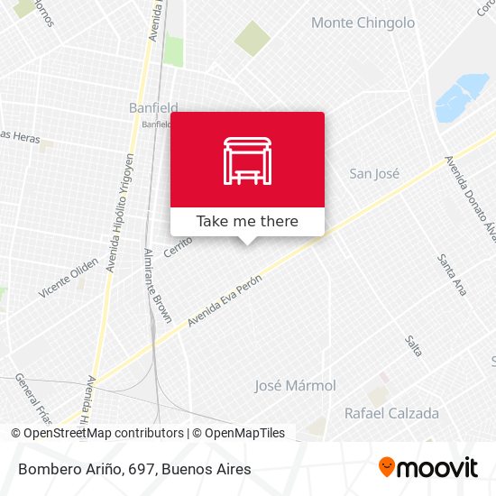 Bombero Ariño, 697 map