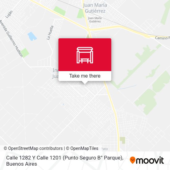 Calle 1282 Y Calle 1201 (Punto Seguro B° Parque) map