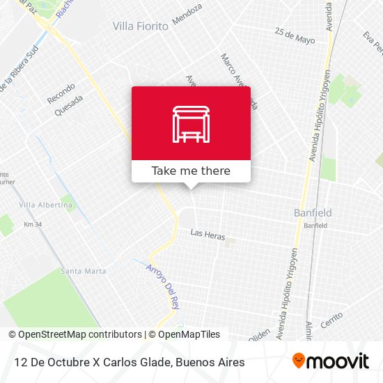 12 De Octubre X Carlos Glade map