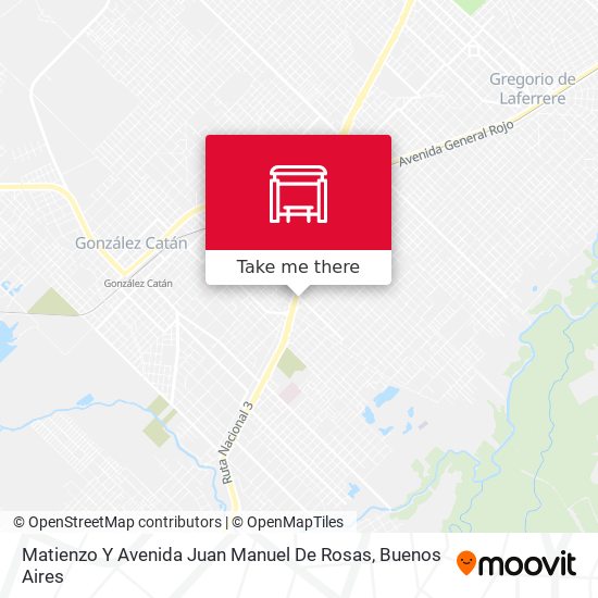 Matienzo Y Avenida Juan Manuel De Rosas map