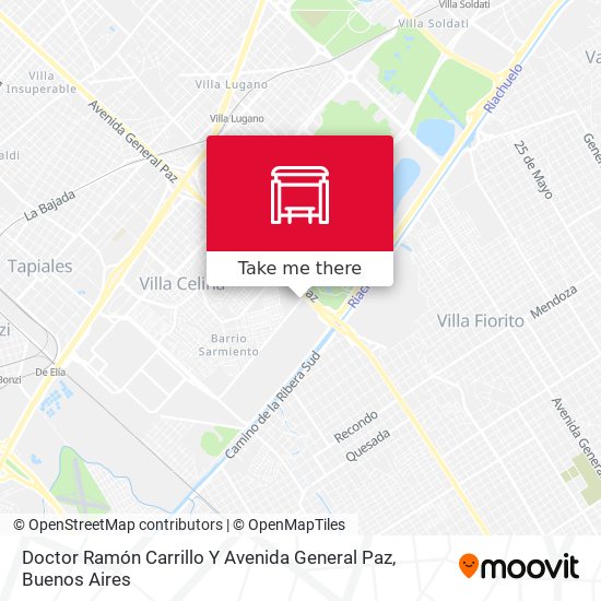 Doctor Ramón Carrillo Y Avenida General Paz map