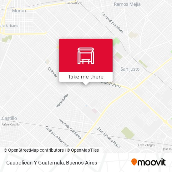 Caupolicán Y Guatemala map