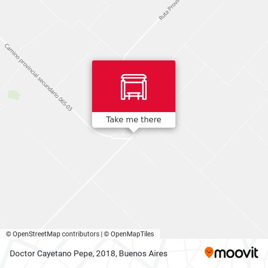 Doctor Cayetano Pepe, 2018 map