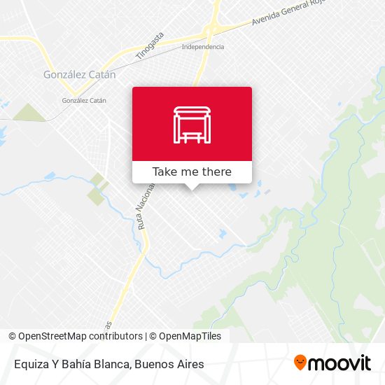 Equiza Y Bahía Blanca map