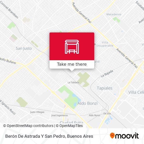 Berón De Astrada Y San Pedro map