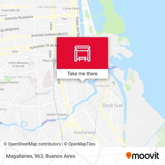 Magallanes, 963 map