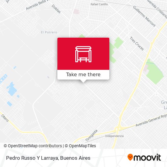 Mapa de Pedro Russo Y Larraya
