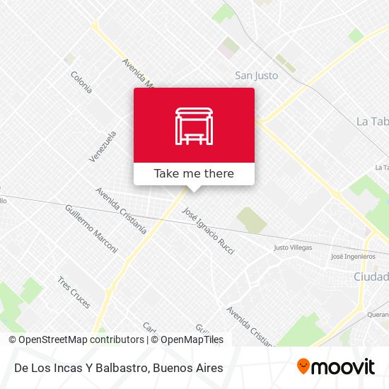 De Los Incas Y Balbastro map