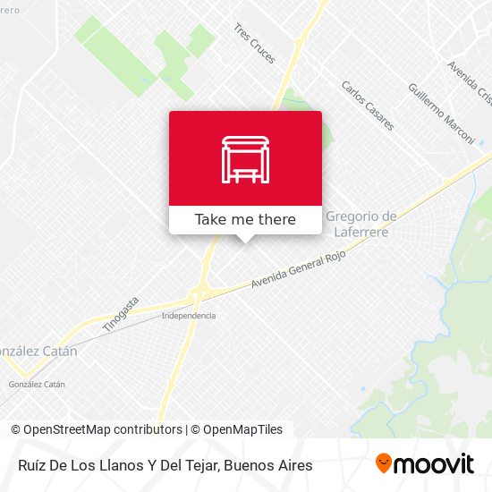Mapa de Ruíz De Los Llanos Y Del Tejar