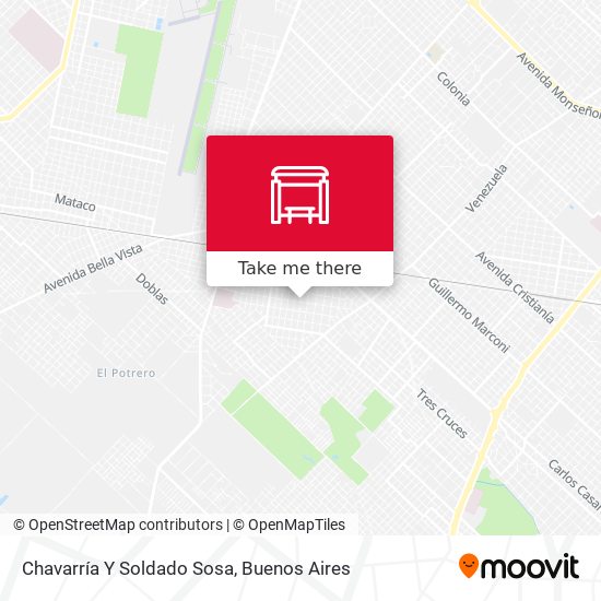 Chavarría Y Soldado Sosa map