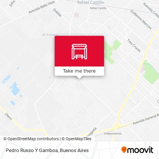 Pedro Russo Y Gamboa map