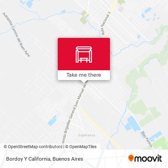 Mapa de Bordoy Y California
