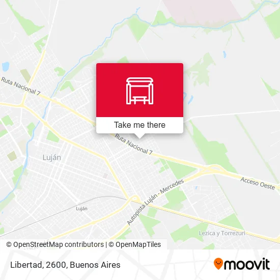 Libertad, 2600 map