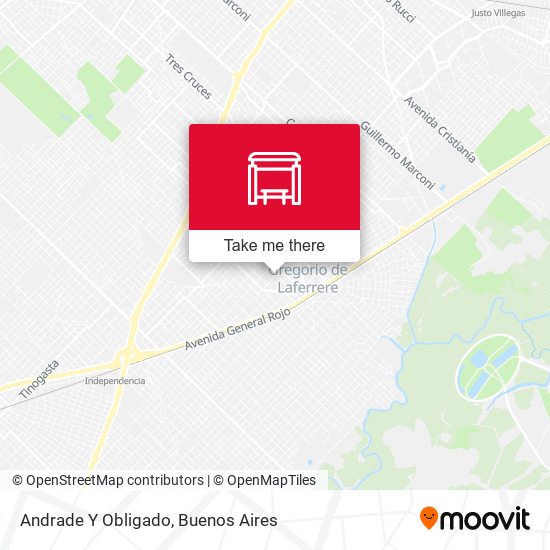 Andrade Y Obligado map