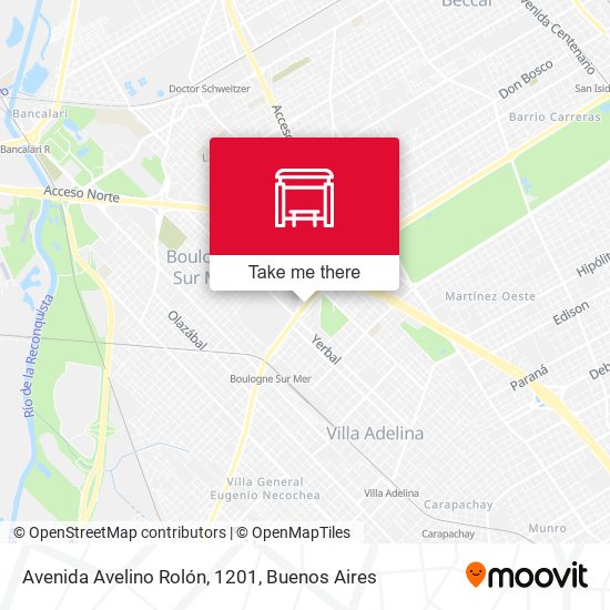 Avenida Avelino Rolón, 1201 map