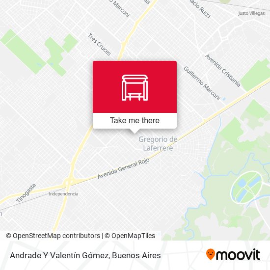 Mapa de Andrade Y Valentín Gómez