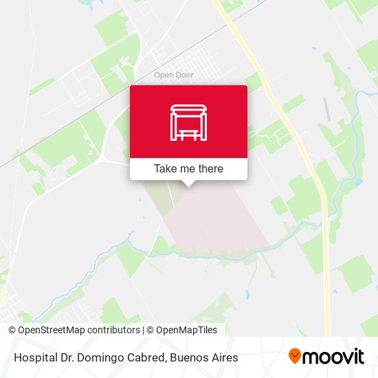 Mapa de Hospital Dr. Domingo Cabred