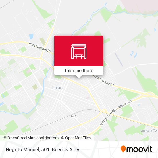Negrito Manuel, 501 map