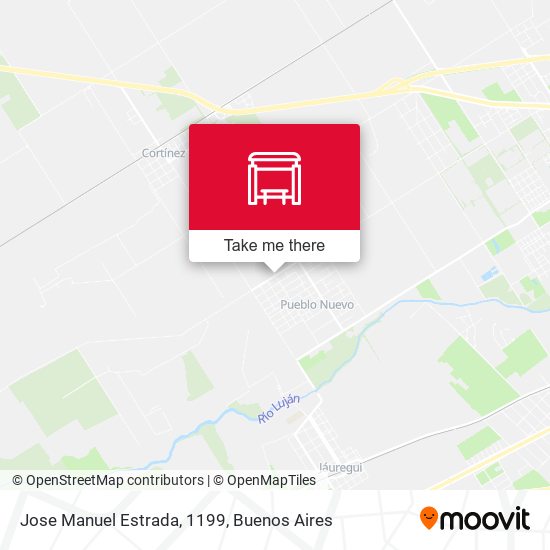 Jose Manuel Estrada, 1199 map
