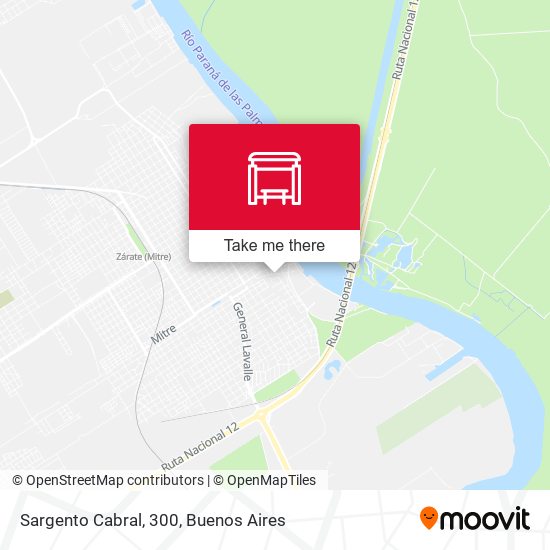 Sargento Cabral, 300 map