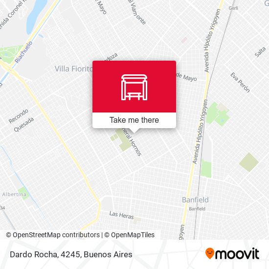 Mapa de Dardo Rocha, 4245