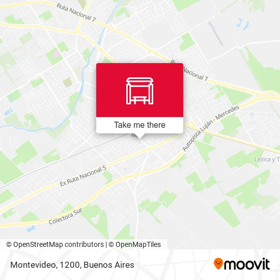 Montevideo, 1200 map