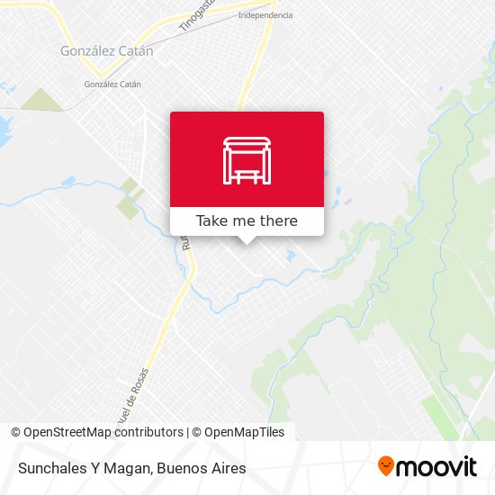 Mapa de Sunchales Y Magan