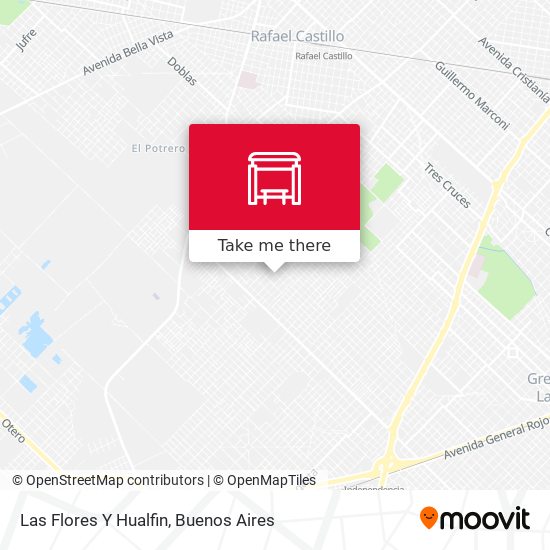 Las Flores Y Hualfin map