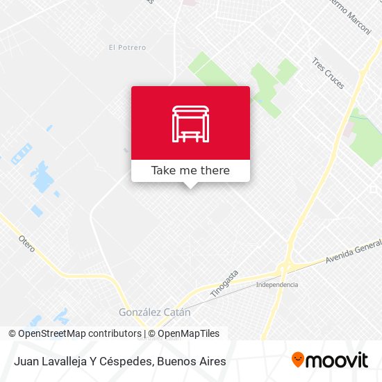 Juan Lavalleja Y Céspedes map