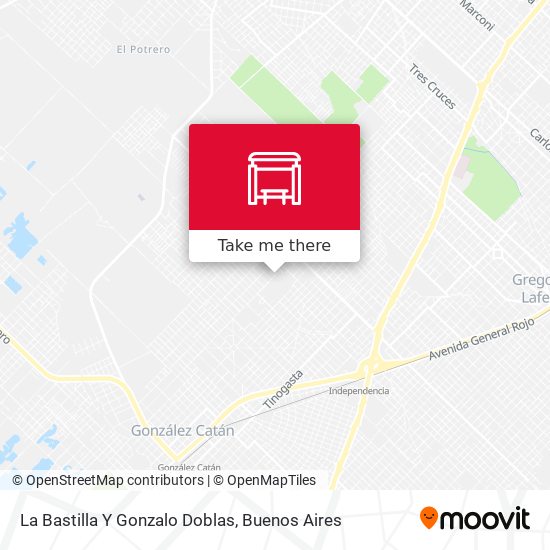 La Bastilla Y Gonzalo Doblas map