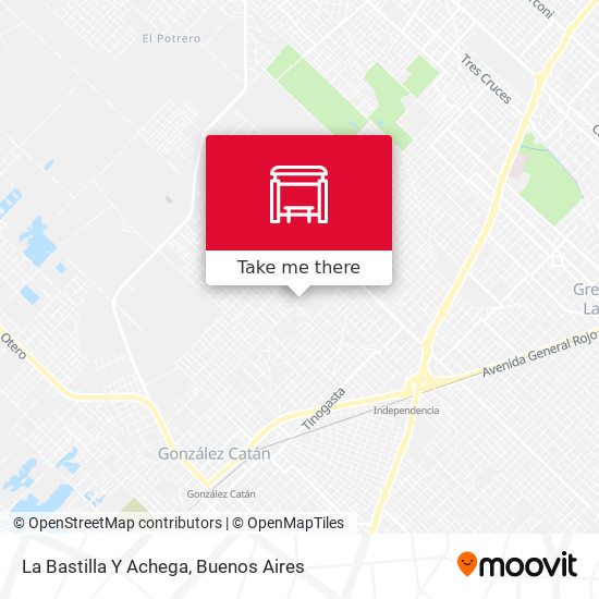 La Bastilla Y Achega map