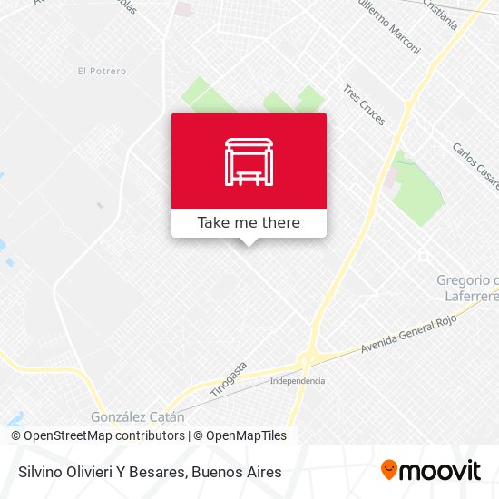 Silvino Olivieri Y Besares map