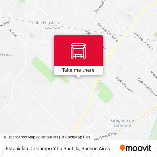 Estanislao De Campo Y La Bastilla map