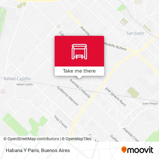 Mapa de Habana Y París