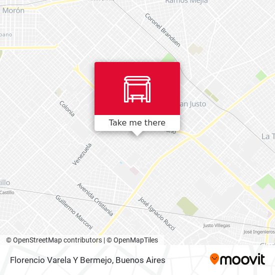 Florencio Varela Y Bermejo map