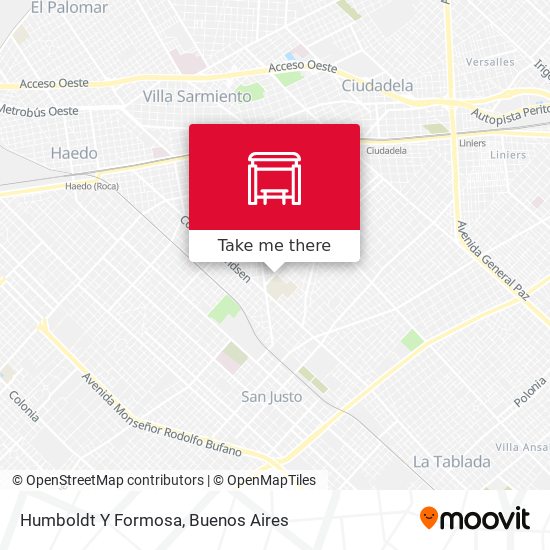 Humboldt Y Formosa map