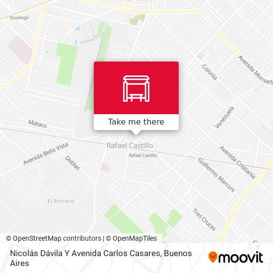 Nicolás Dávila Y Avenida Carlos Casares map