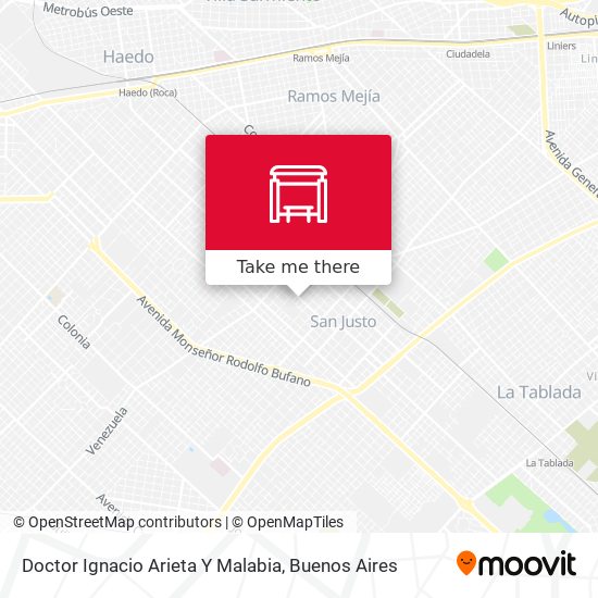 Doctor Ignacio Arieta Y Malabia map
