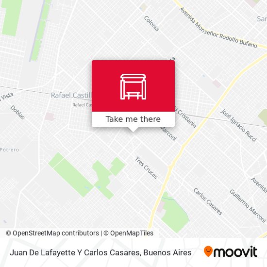 Mapa de Juan De Lafayette Y Carlos Casares