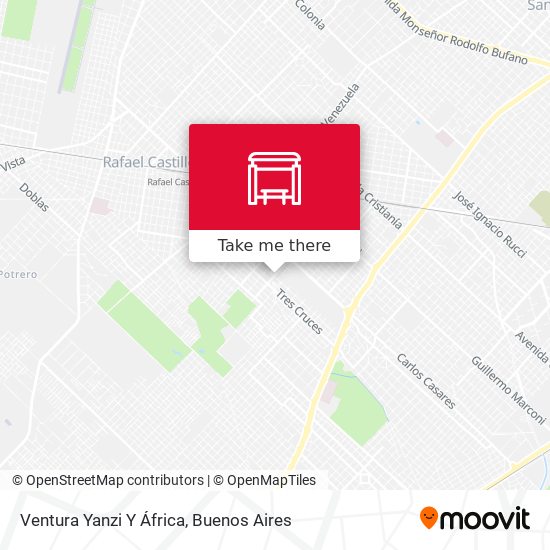 Ventura Yanzi Y África map