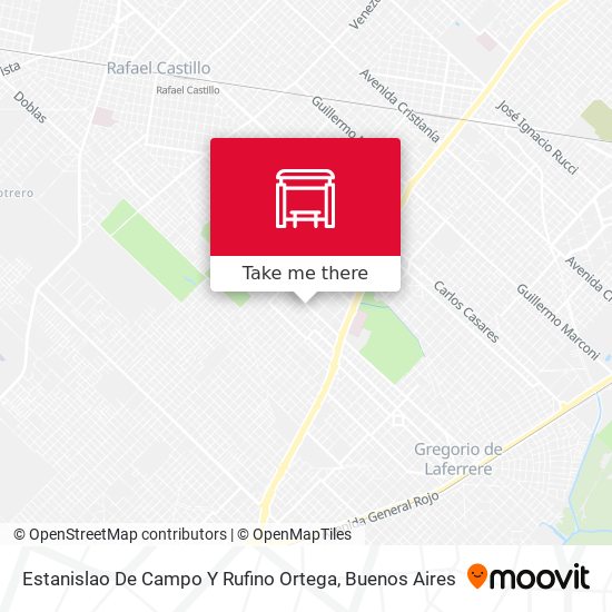 Mapa de Estanislao De Campo Y Rufino Ortega