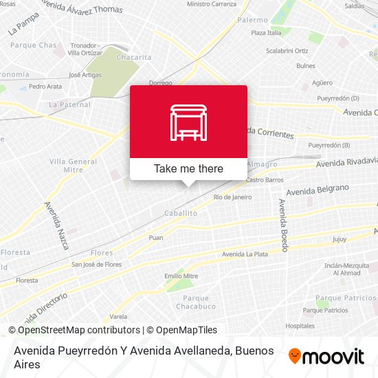 Avenida Pueyrredón Y Avenida Avellaneda map