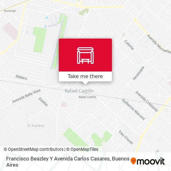 Mapa de Francisco Beazley Y Avenida Carlos Casares