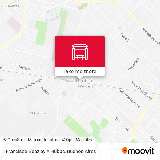 Francisco Beazley Y Hubac map