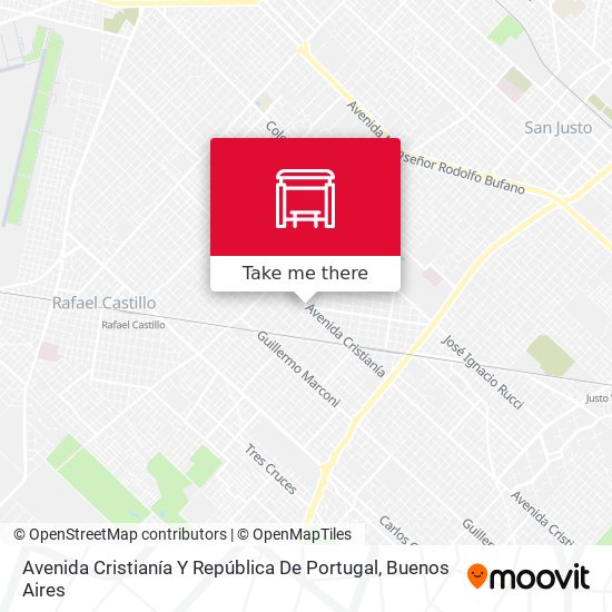 Avenida Cristianía Y República De Portugal map