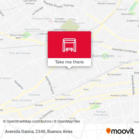 Avenida Gaona, 2340 map