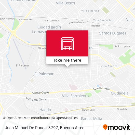 Juan Manuel De Rosas, 3797 map