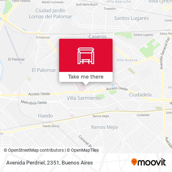 Avenida Perdriel, 2351 map