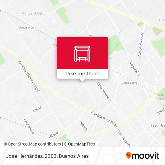 José Hernández, 2303 map