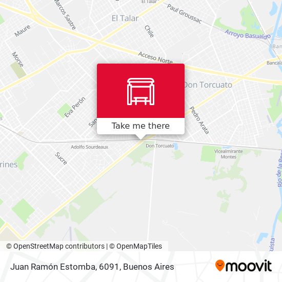 Mapa de Juan Ramón Estomba, 6091
